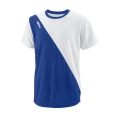 Wilson Tennis Tshirt Team II Angle Crew royalblau/weiss Jungen